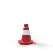 Traffic cone | red | red / white | Height: 200 mm